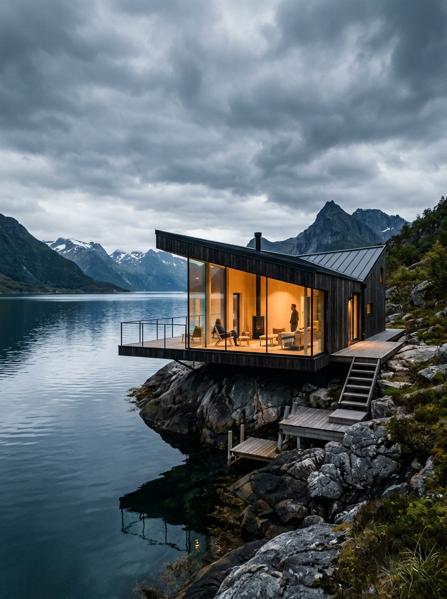 Norway fjord architecture